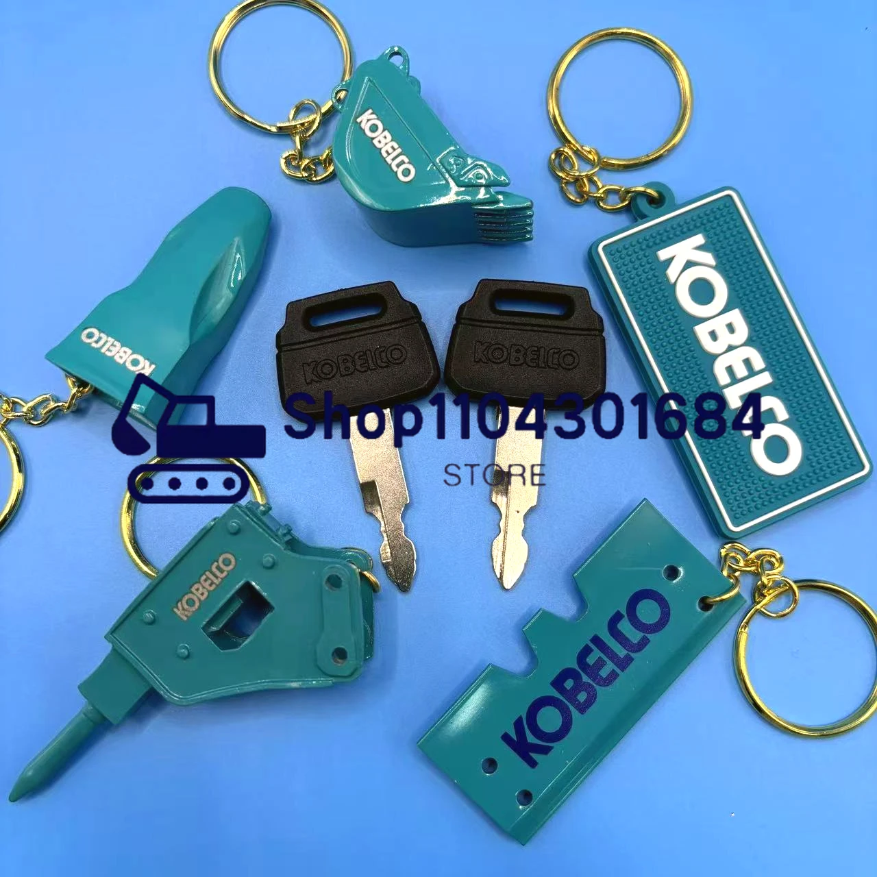 Heavy Equipment Keys - Llave K250 para excavadora Kobelco, llavero