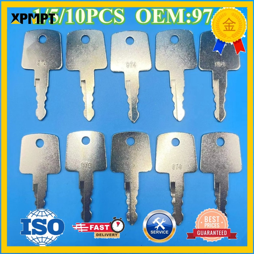Heavy Equipment Keys - 1/5/10 piezas Llaves de encendido Sakai
