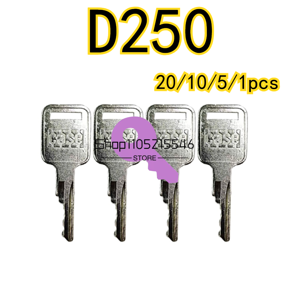 Brand Heavy Equipment - 20/10/5/1 Uds. Nuevas llaves D250 compatibles
