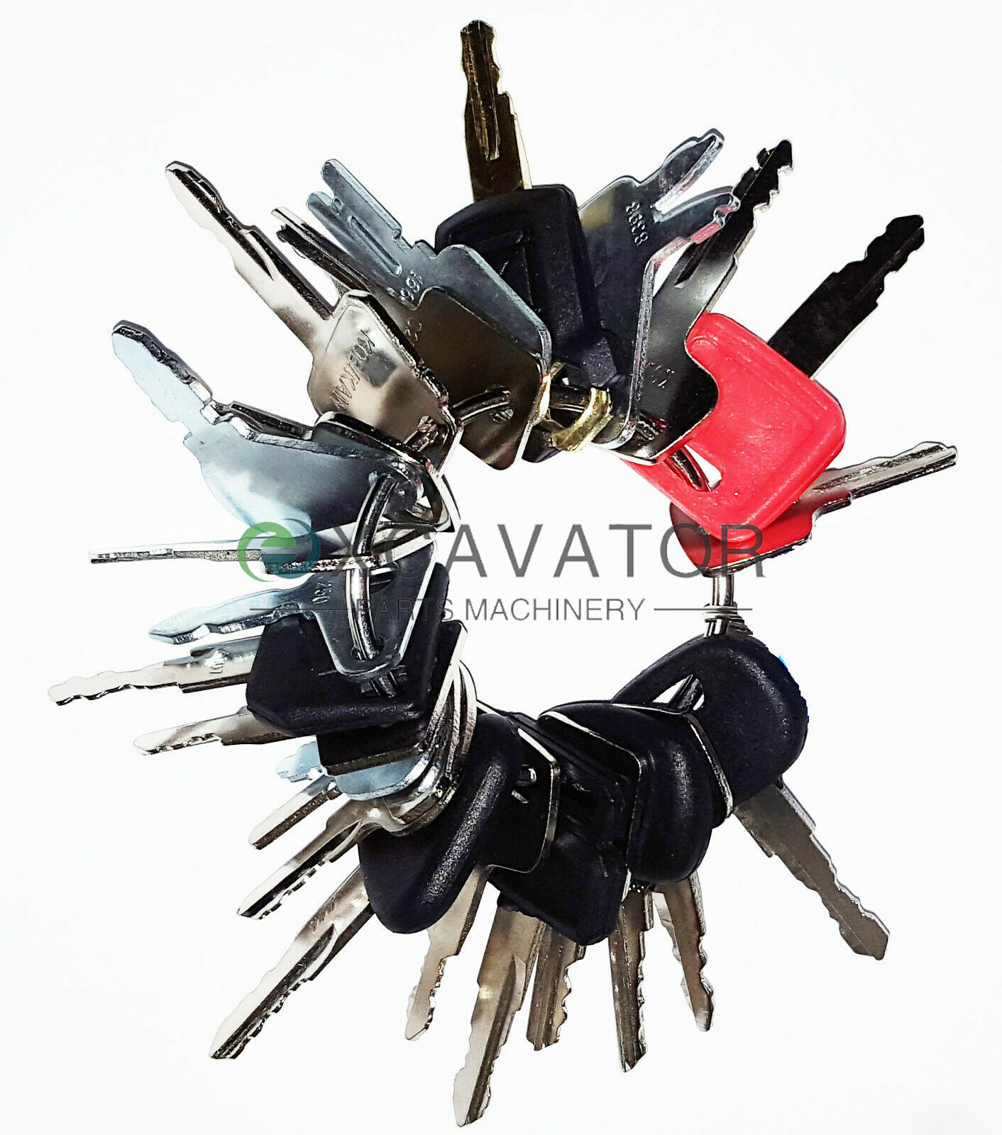 Heavy Equipment Keys Master Set - Juego de 23 llaves de encendido