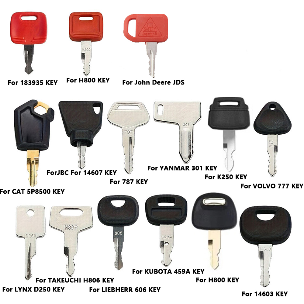 Juego de 15 llaves de encendid - Heavy Equipment Keys Master Set reseña y precio