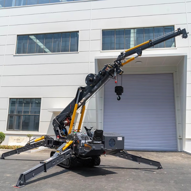 Mini Grúa Araña Compacta, Máqu - Heavy Equipment Lift reseña y precio