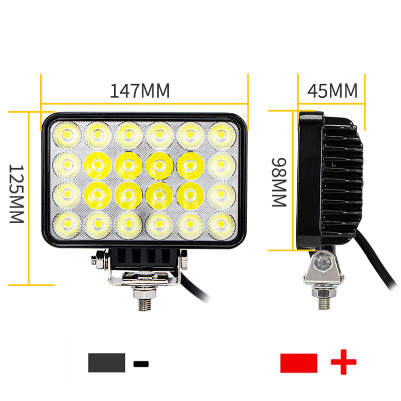1 unidad de luz LED de 72W par - Vehicle Heavy Equipment reseña y precio