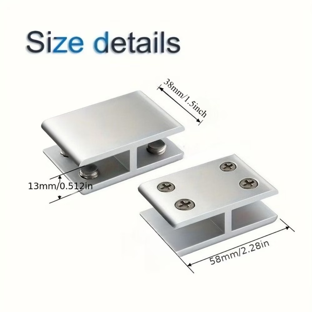 4 Abrazaderas para Vidrio, Sop - Heavy Equipment Glass reseña y precio