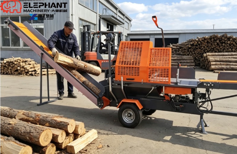 Procesador de leña 45T con div - Heavy Equipment Processor reseña y precio