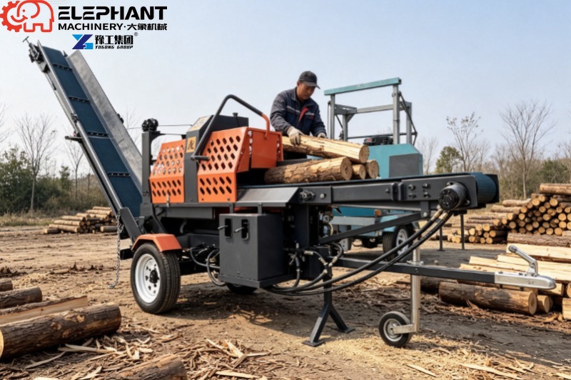 Rajadora de troncos hidráulica - Heavy Equipment Lift reseña y precio
