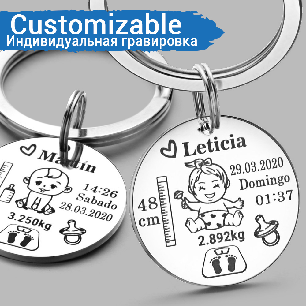 LLavero de bebé personalizado  - Heavy Equipment Keys reseña y precio